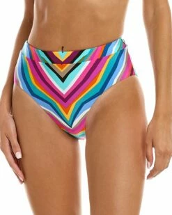 Cheap 😉 Trina Turk Louvre High Waist Bottom 👩 Women Swimwear & Coverups 😀