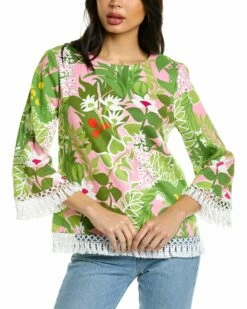 Discount 👍 Trina Turk Sprig Top 👩 Women Tops 🎉