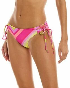 Outlet ⭐ Trina Turk Waltz Side Tie String Hipster 👩 Women Swimwear & Coverups Multi 🤩