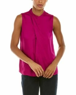 Top 10 🎉 Trina Turk Staycation Silk-Blend Top 👩 Women Tops 🧨
