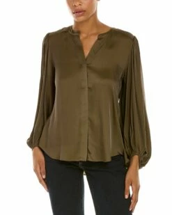Deals ⭐ Trina Turk Devilline Silk-Blend Top 👩 Women Tops 🤩