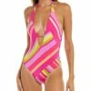 Best reviews of 🔔 Trina Turk Waltz Plunge One-Piece 👩 Women Swimwear & Coverups 🎁