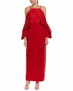 Coupon 😍 Trina Turk Mia Gown 👩 Women 👗 Dresses Red 🔔